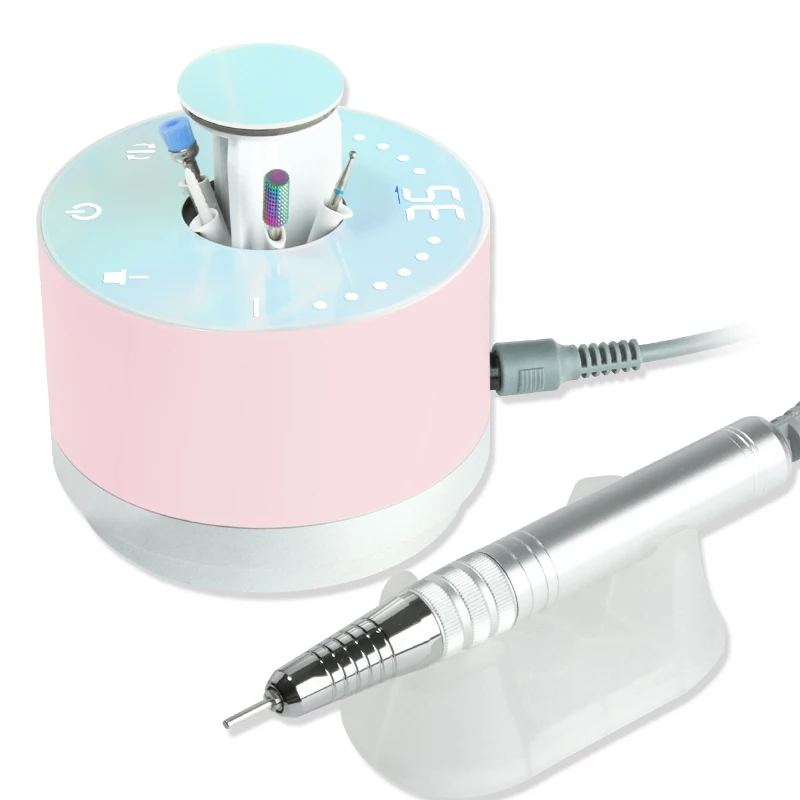 

Strong Power 80W 35000RPM Brushless Electric Nail Drill Machine 218 Model Manicure Pedicure Nail File Bit Nail Art Equipment