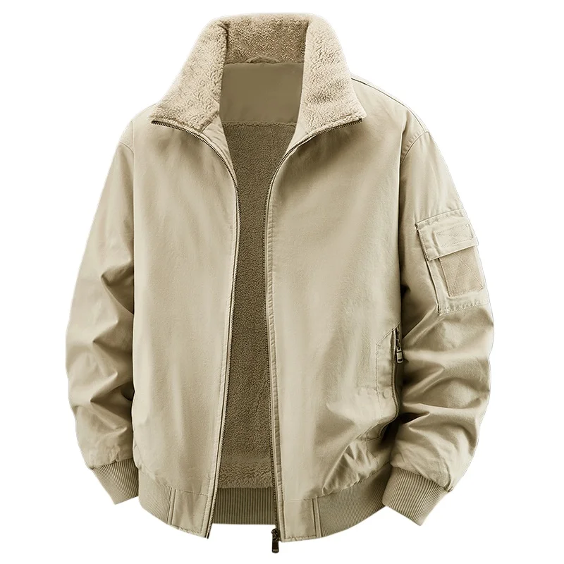

New Fashion Men Cotton Casual Down Jackets Male Winter Fleece Warm Parkas Bomber Jackets Quality Man Slim Cargo Coats Size 5XL