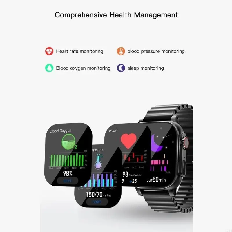 Smartwatch Fitness Watch with Heart Rate Step Counter Fitness Smartwatches Gift