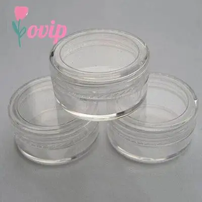 5 Pcs/lot Small Empty Cosmetic Plastic Refillable Bottles Face Cream Jar Pot Container Bottle Eyeshadow Makeup Tools 5g