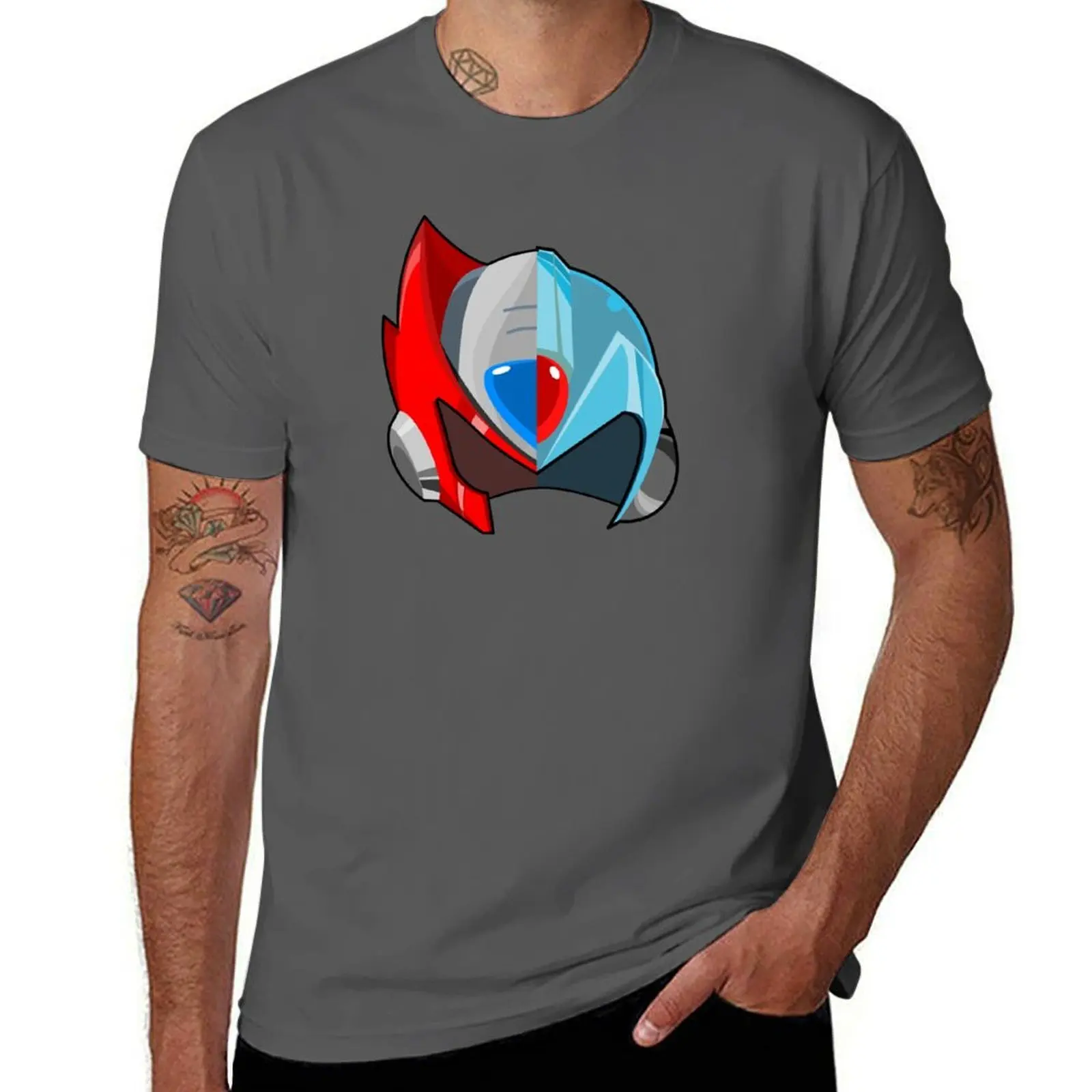 

X Zero MegaMan v Clash T-Shirt Summer Fashion Casual Tee Shirt