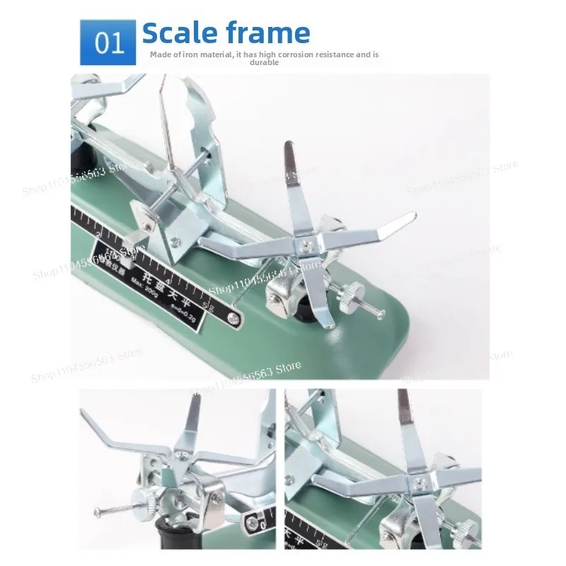 

Механические лабораторные весы с гирями, 200 г/0,2 г, высокоточные, для химических и физических экспериментов