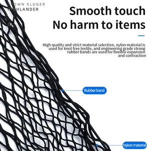 Hyundai Tucson EV NX4 2021 2022 2023 carmakers, automotive accessories, luggage bag, load organizer, nylon elastic mesh 8 Main Sales Curtain Dolly holder Tucson - №6