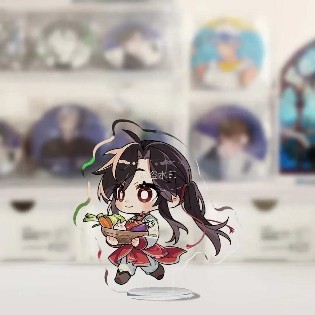 "천국 공식은 축복을 주었습니다" 귀여운 스탠딩 사인 "Flower City,Xie Lian" InS 스타일 생일 선물 데스크탑 장식