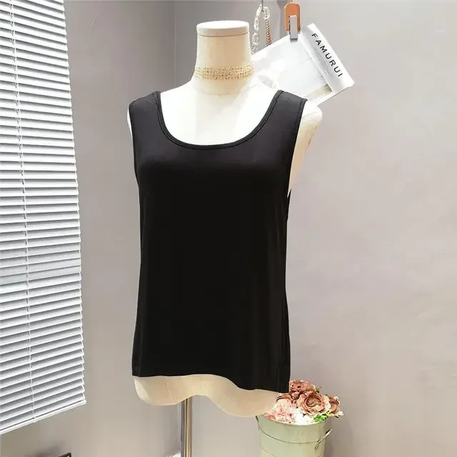 ملابس علوية كبيرة الحجم للسيدات بدون أكمام مثيرة بدون ظهر كاميس موضة الصيف السوداء تي شيرت Y2k سترات هاراجوكو 2025 Ropa Mujer #2