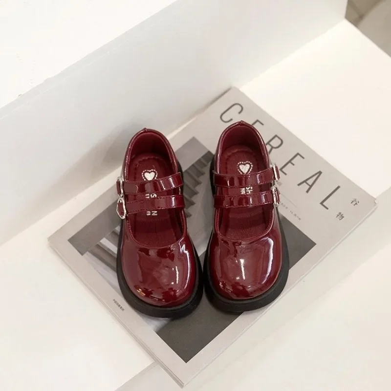 

Kids Leather Mary Jane Shoes 2025 Spring Autumn Fashion Children Patent Leather Shoes Dance Performance Shoes for Toddler Girls