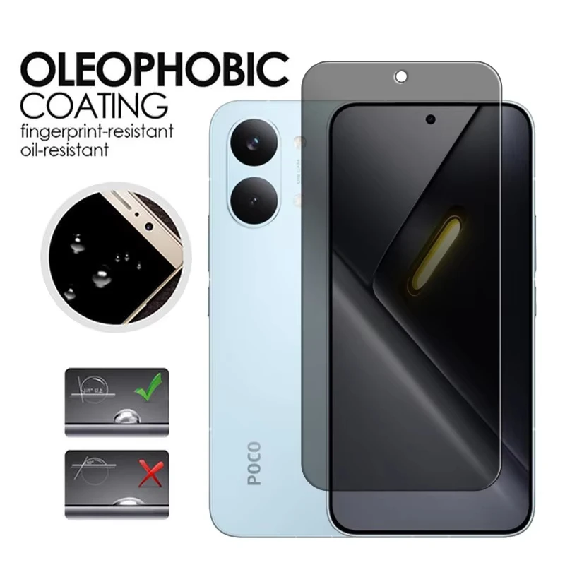 2-5Pcs Matte Tempered Glass For Xiaomi POCO X8 Pro Max X7 X6 X5 X4 X3 Pro Max M7 M6 M5 M4 M3 F7 F6 F5 F4 F3 Matte Phone Glass view 3