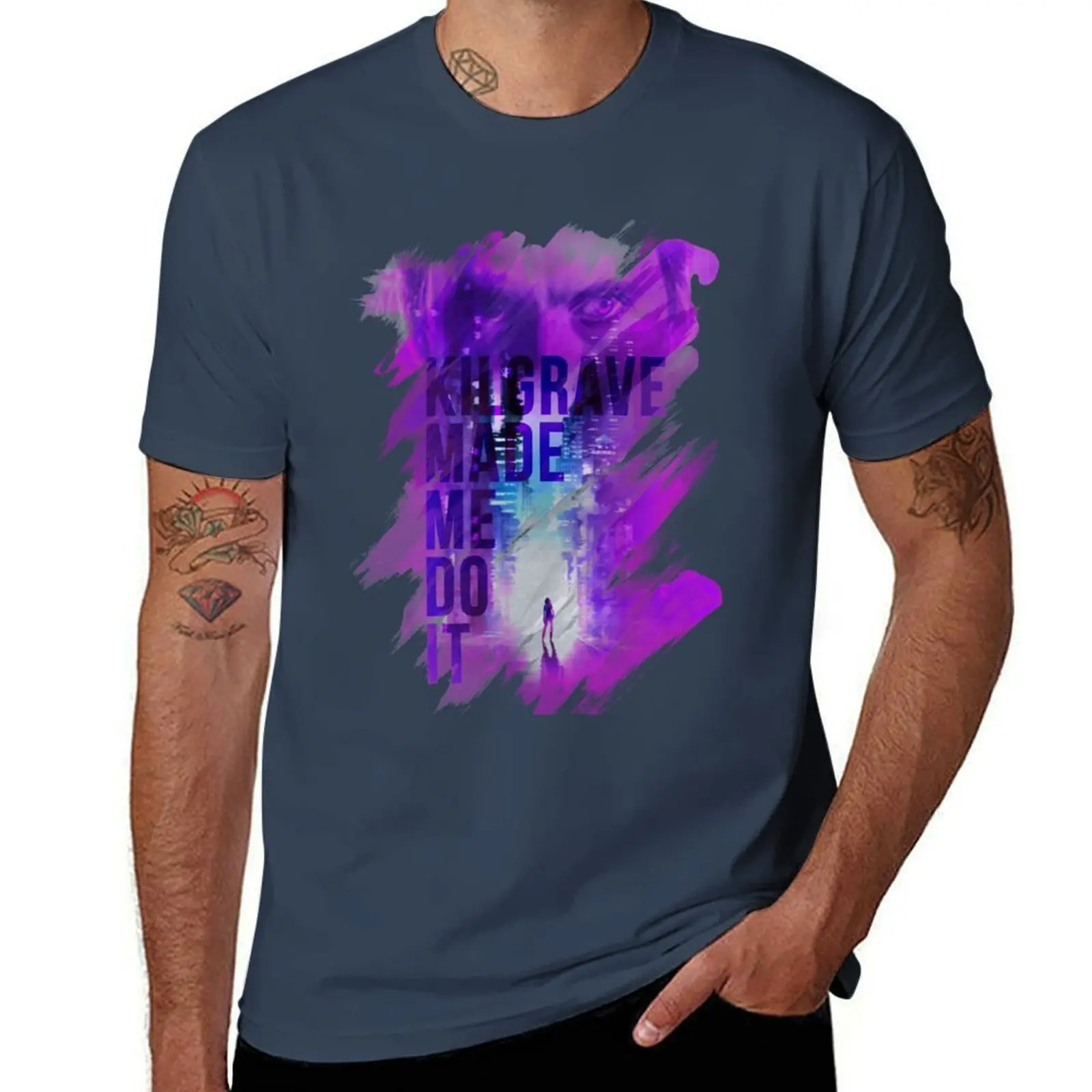 

Kilgrave Made Me Do It T-Shirt cotton t shirts man 100% t shirt custom print T-Shirt