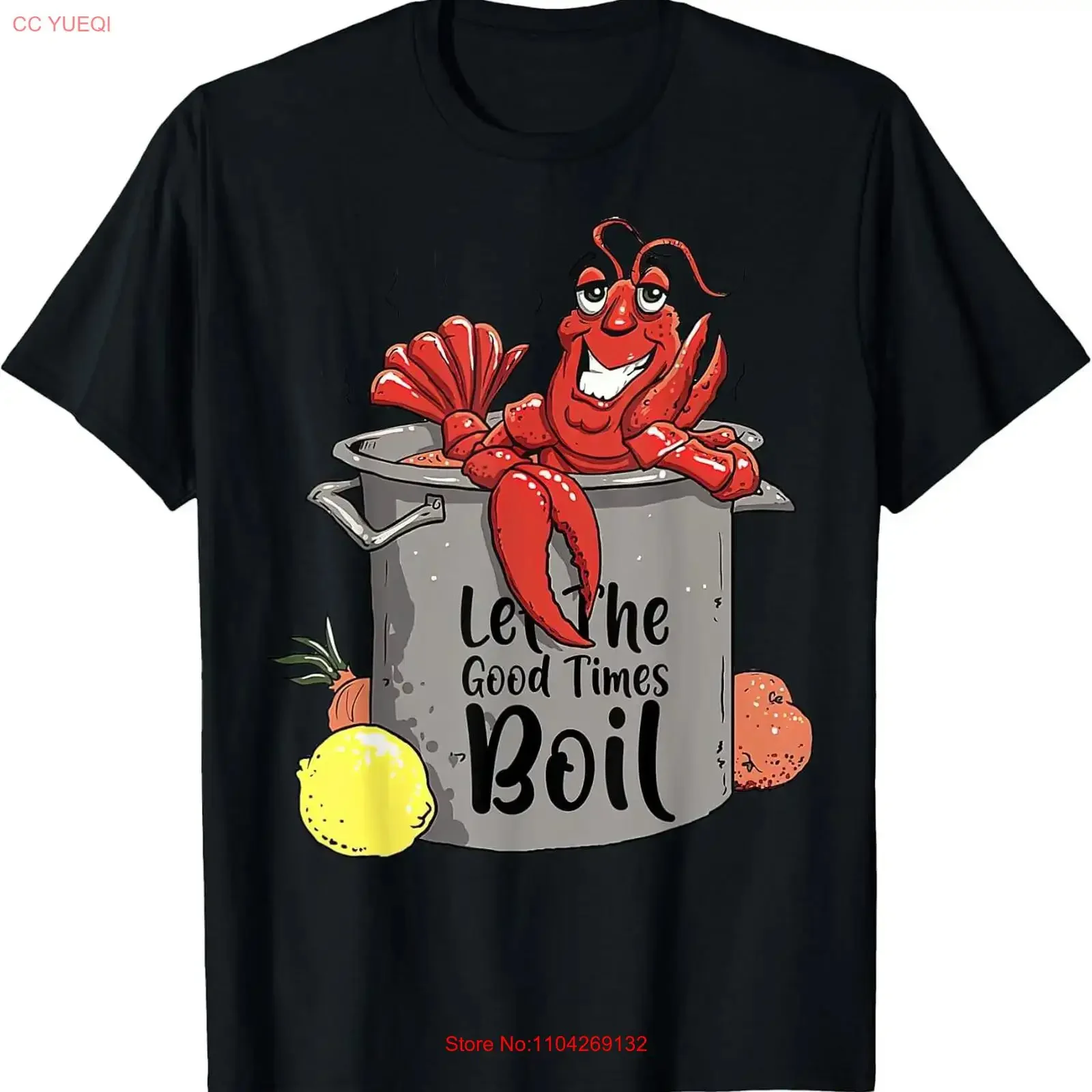 BEST Let The Good Times Boil Funny Crawfish Cajun T Shirt Size S 3XL vintage Washed Stylish streetwear Unisex fashion homme