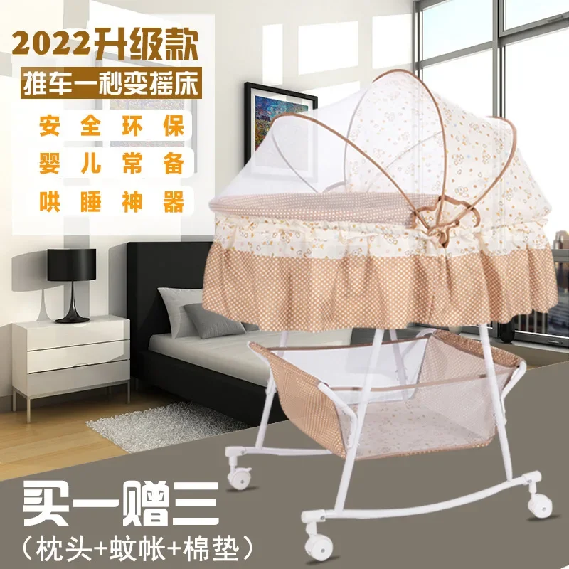 Culla letto culla piccola culla neonato zanzariera multifunzionale Comfort BB Roller Sleeping Basket