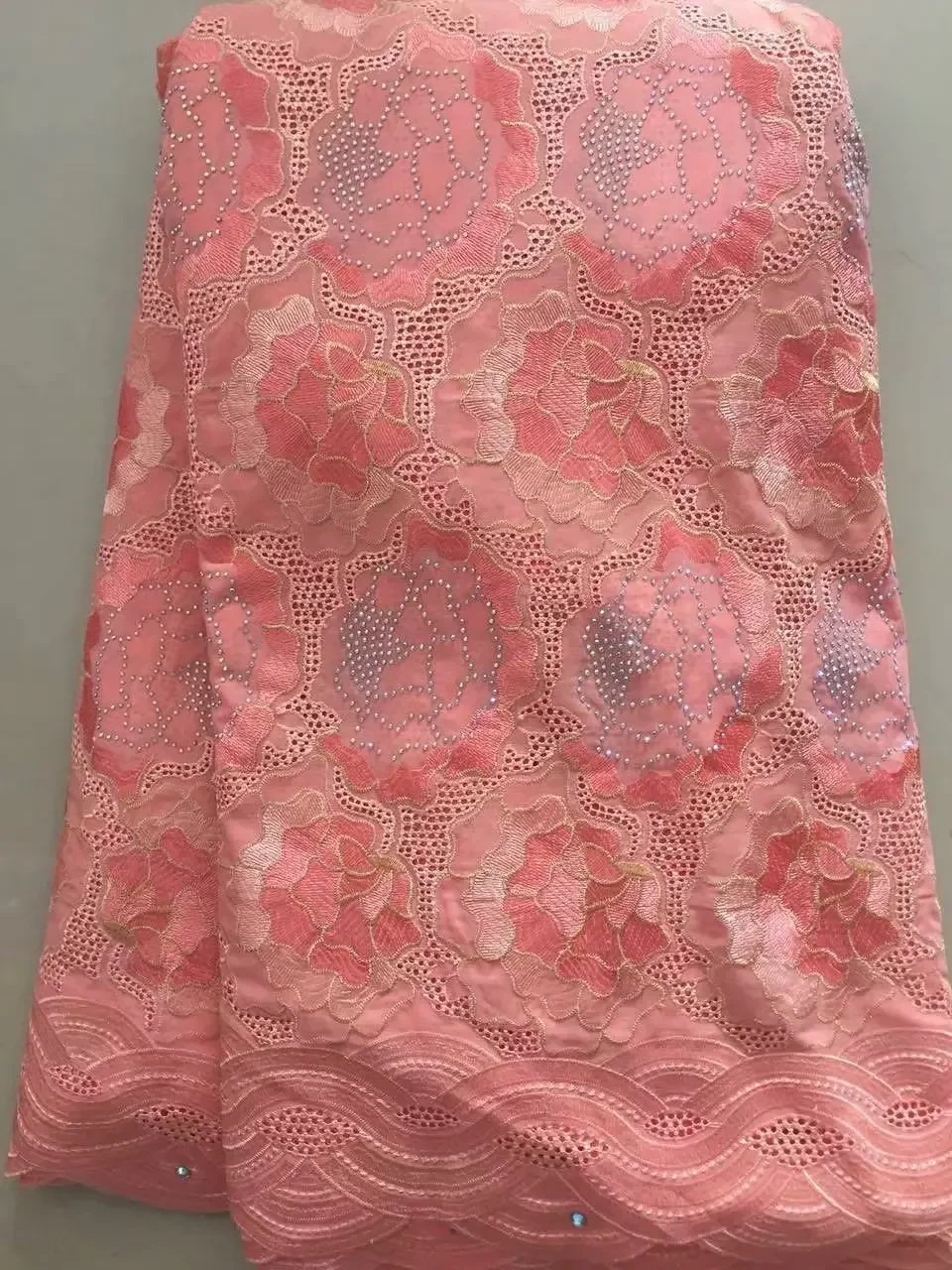 

African Lace Fabric 2018 High Quality Swiss Voile Lace In Switzerland Nigerian Cotton Lace Fabrics For Wedding 2018