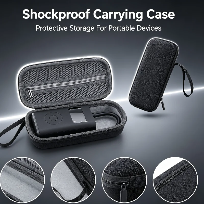 For Xiaomi Car Inflator Hard EVA Carry Case Shockproof Storage Box for Portable High Pressure Electric Air Inflator Pump Shell