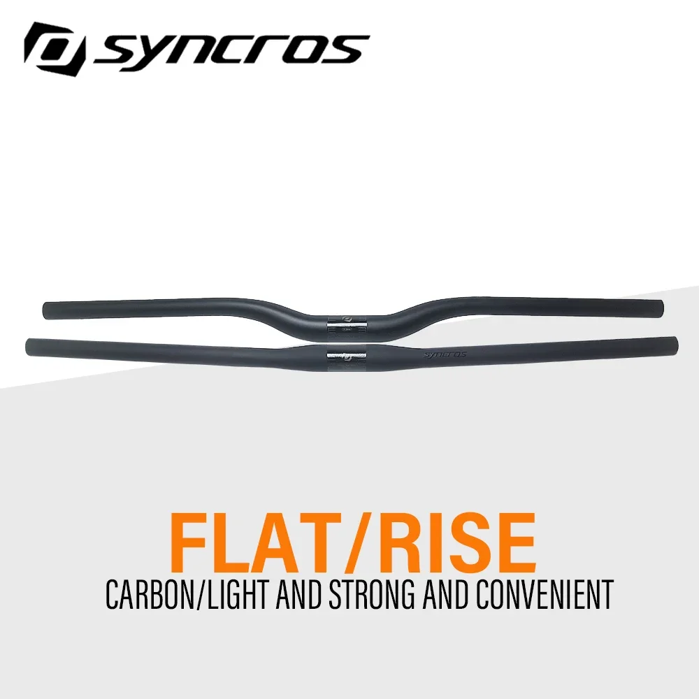 Syncros Mountain  Bicycle Carbon fribe Handlebar Flat or Rise Handlebar/bike parts 31.8*580/600/620/640/660/680/700/720/740mm