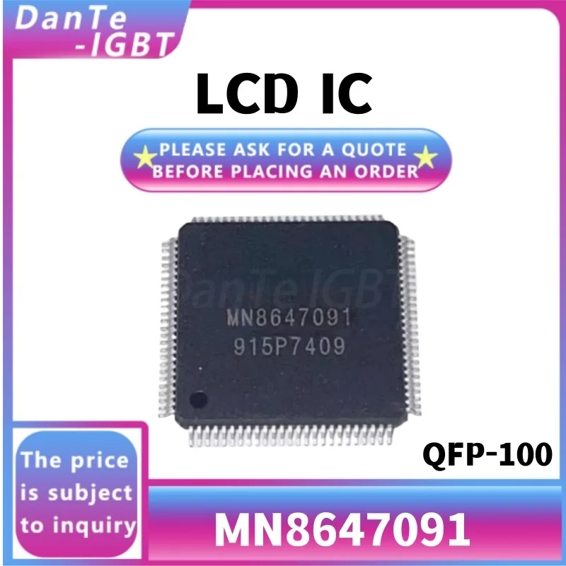 Pacchetto MN8647091 QFP-100 console di gioco display LCD IC originale autentico