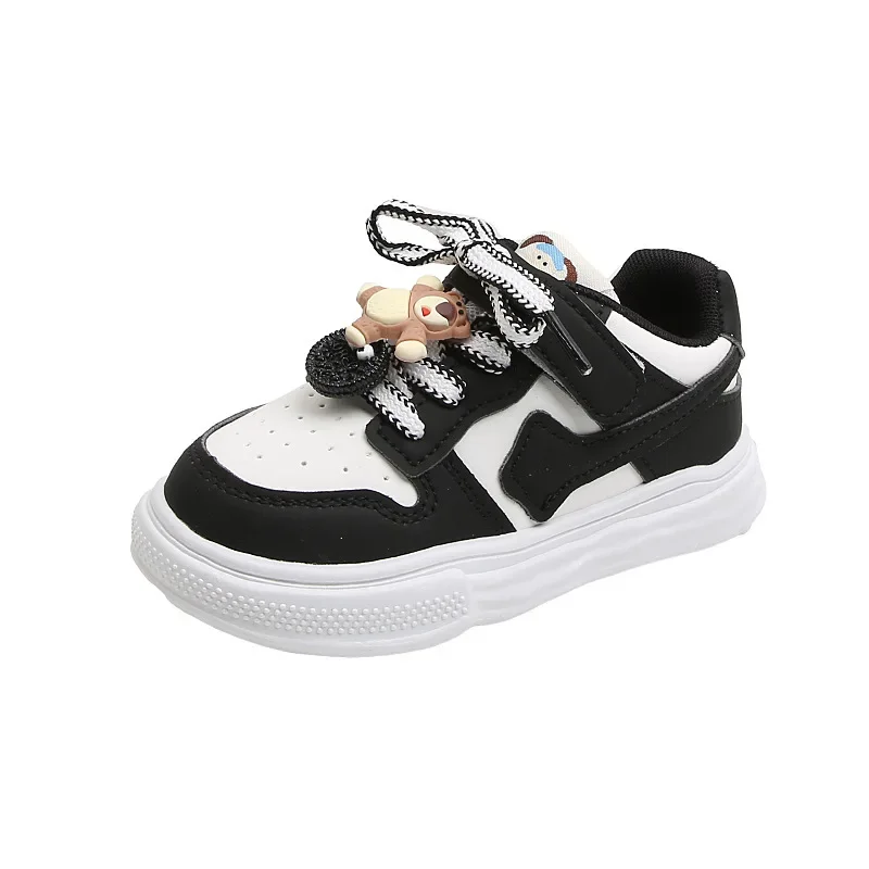 Disney Sneakers per bambini ragazzi moda scarpe sportive antiscivolo ragazze Cute Bear scarpe Outdoor scarpe Casual per bambini taglia 23-30