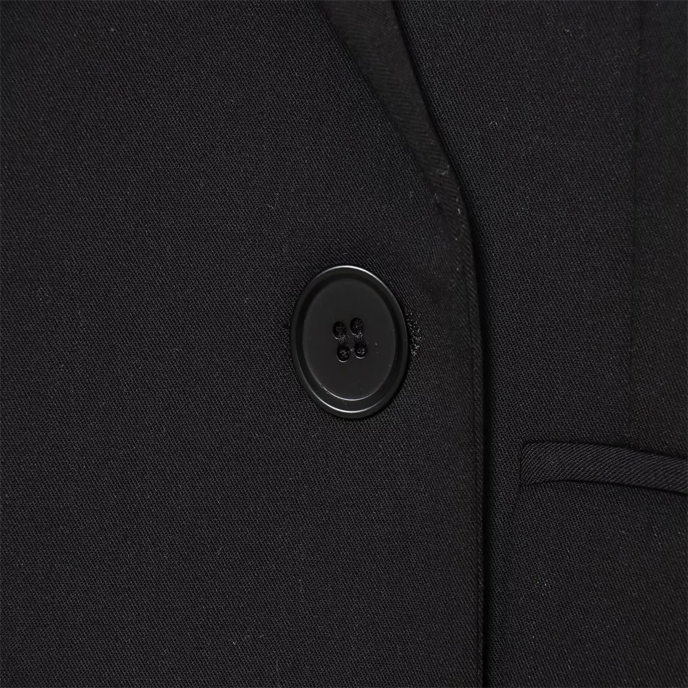 Winter nieuwe damesmode contrasterende sjaal en colbert met lange mouwen