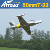 Arrows 50mm T33 RC Airplane 50mm Ducted Fan EDF Jet F86 PNP Model Fixed-wing Remote Control Electric Assembled Aircraft