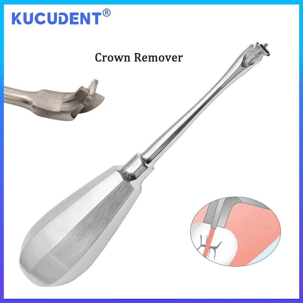 1 Pc Dental Crown Splitter Remover Forcep Cross Broken Crown Spreader Dentistry Extraction Plier Root Elevator Dentist Tool