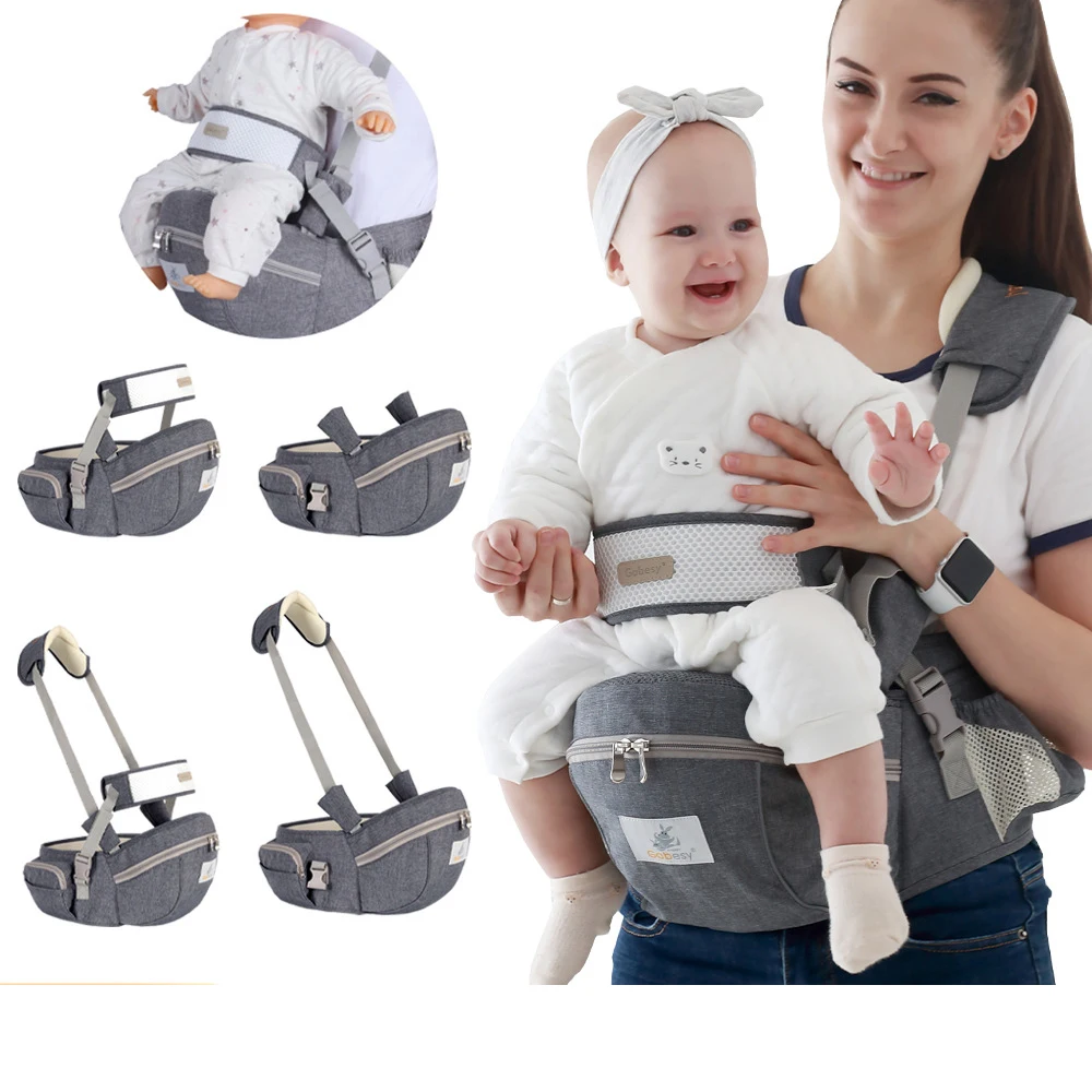 

4 in 1 Multifunctional Infant Waist Stool Strap Baby Sling Wrap Babies Kangaroo Baby CarrierBag BackpackBebe Travel Accesorios