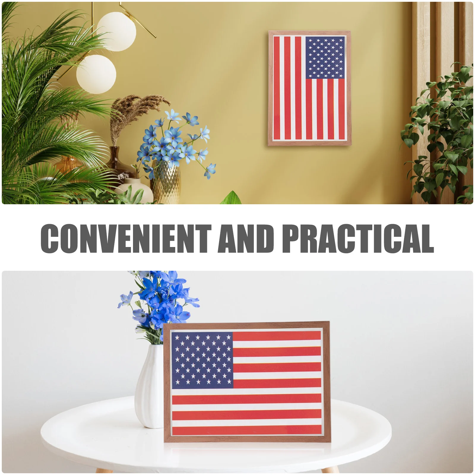 

Flag Storage Box Brooch Pin Display Stand Jewelry Organizer Desktop Case For Badge Lapel Pin Medal Holder