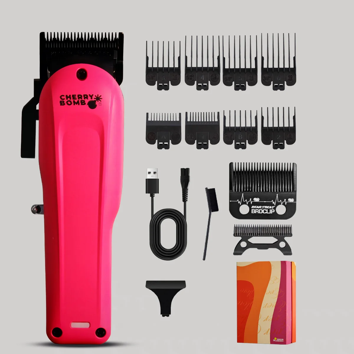 

Professional Hair Salon Electric Cordless Hair Clipper Constant Speed Motor 7000RPM DLC Blade Gradient Hair Trimmer