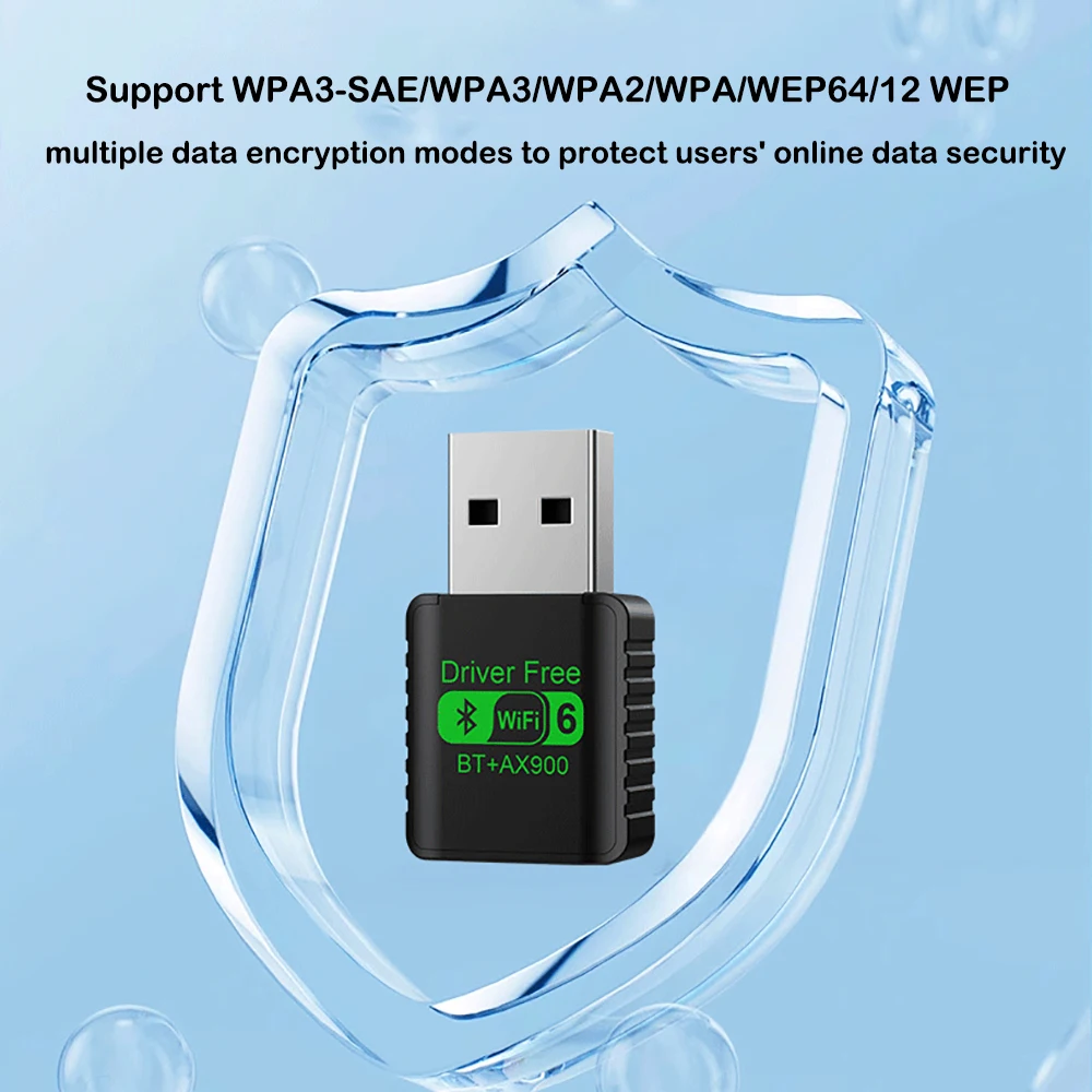 2-in-1 900Mbps USB WiFI アダプター Bluetooth 5.4 ワイヤレス ネットワーク カード デュアル バンド 2.4G 5GHz ドライバー無料 USB ドングル PC Win 10 11用