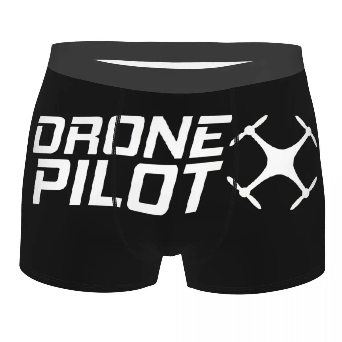 Men Dji Drone Pilot Underwear Drone Racing Humor Boxer Briefs Shorts Panties Homme Breathable Underpants Plus Size