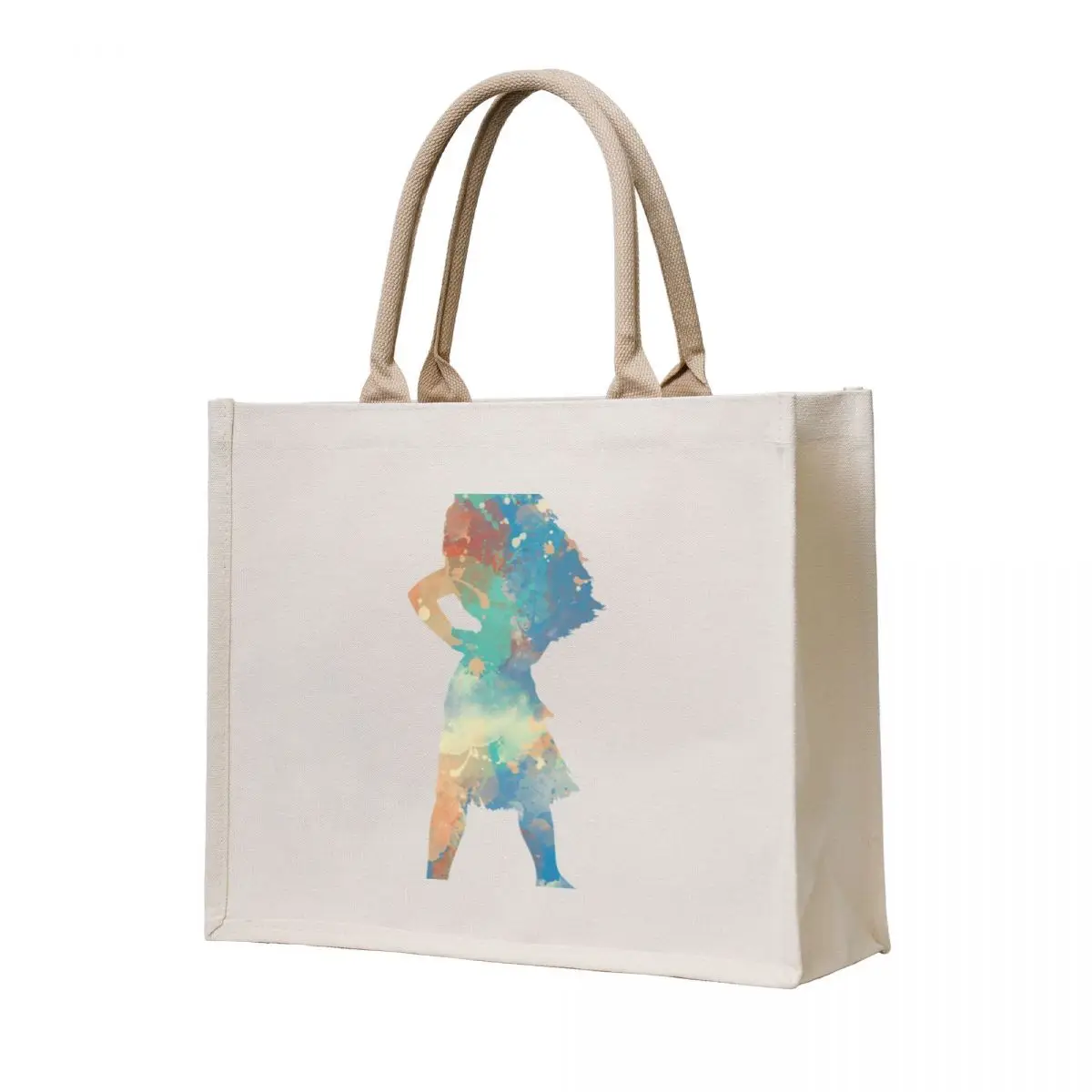 

Character Inspired Silhouette Tote Bag Shopper handbag shopping cart bags ecological bags Canvas