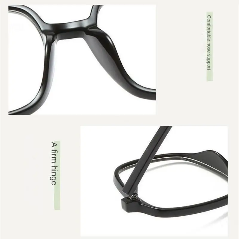 Anti-radiation Glasses Versatile Style High Quality Glasses For Round Faces Korean Non-prescription Glasses Transparent Anti-uv