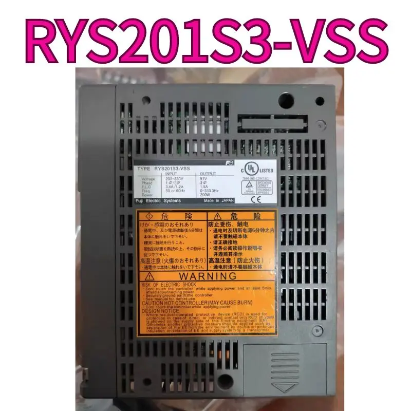 Servo controlador de segunda mão RYS201S3-VSS testado OK e enviado rapidamente