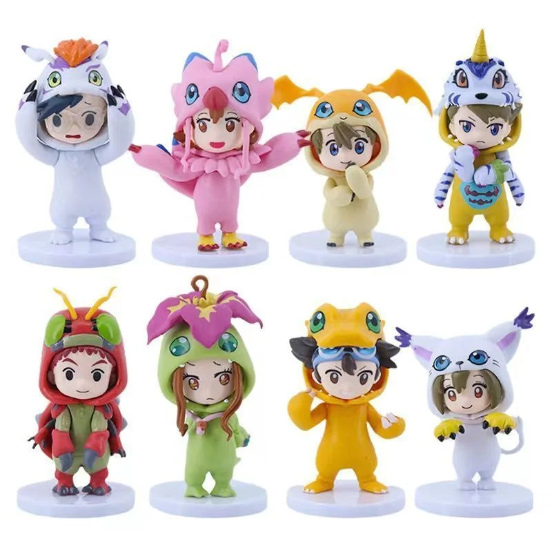 Digimon Maskottchen-Kostüm Serie 2 Abenteuer Trendige Actionfigur, Desktop-Dekoration & Sammlerstück Geschenk