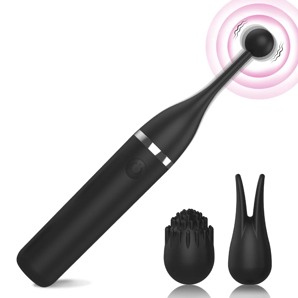 Sex Toys Clitoral G Spot Stimulator 3 Replacement Massage Head Vibrator High Frequency Vibrating Clit Nipple Stimulate for Women