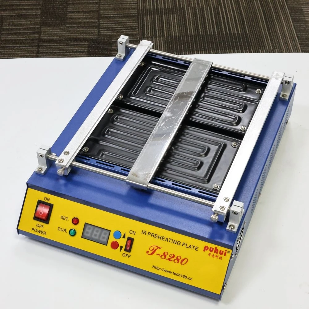 PUHUI T8280 Inframerah Daya Tinggi PID Kontrol Suhu Cerdas Pemanas T-8280 PCB Stasiun Solder Termostat Pemanasan Awal