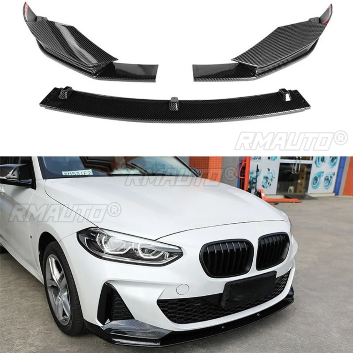 

For BMW 1 Series F52 2017-2021 Car Front Bumper Spoiler Lip Diffuser Modification Bumper Guard Protector Cover Car Accessories