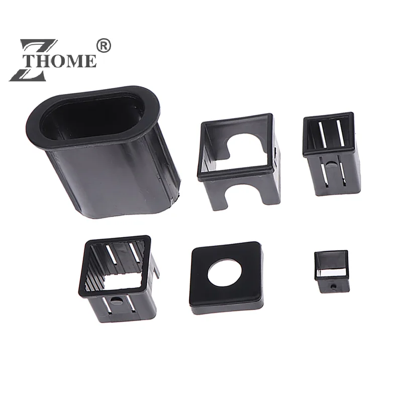 Square Tubing For Cover Tube Durable Chair Glide Insert Finishing Plugs Fitness Equipment Accessories Sliding Sleeve