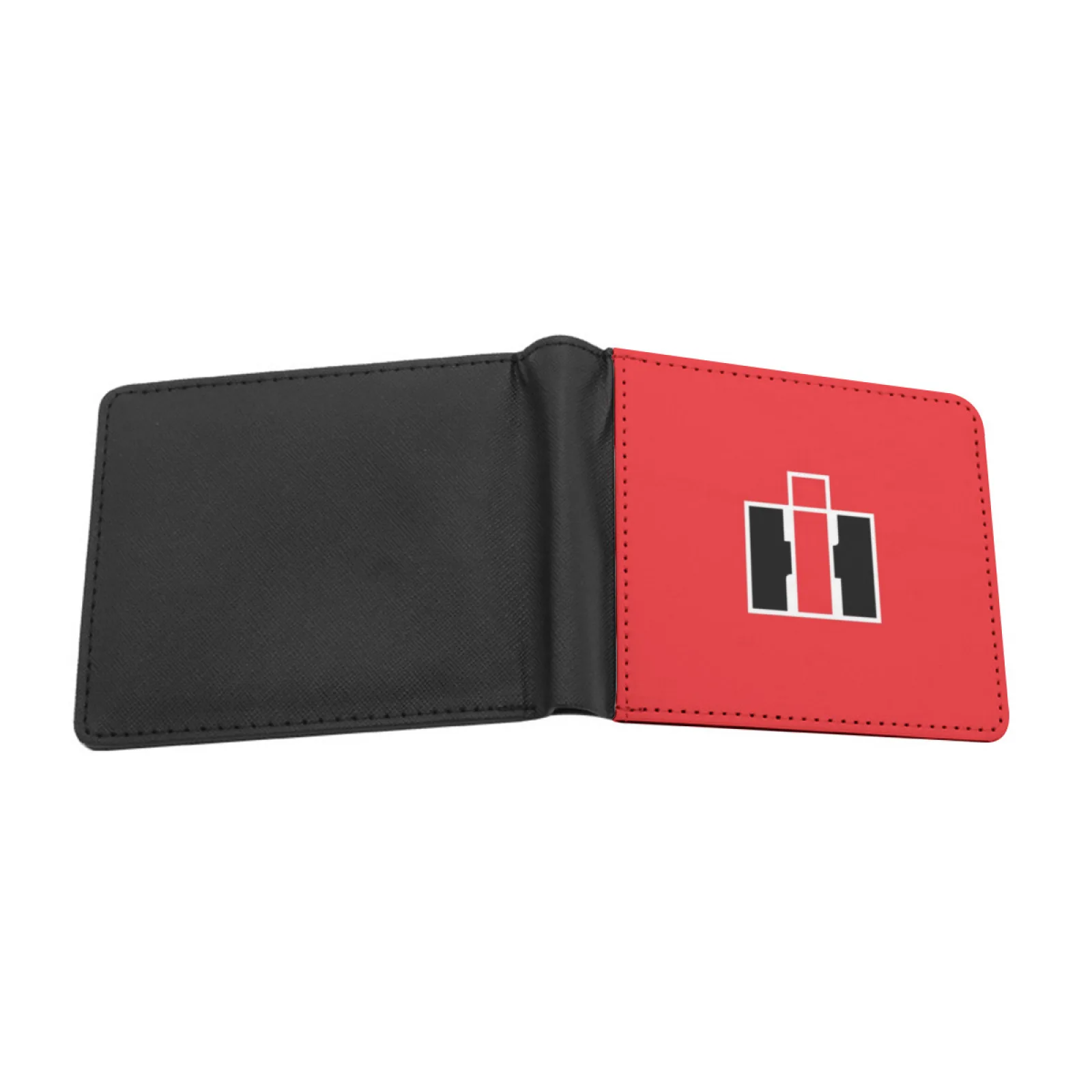 International Harvester Ih Fan Club Red Tractors Symbol Short Men's Wallet Multifunction Purse Male Pu Leather Wallet Ih