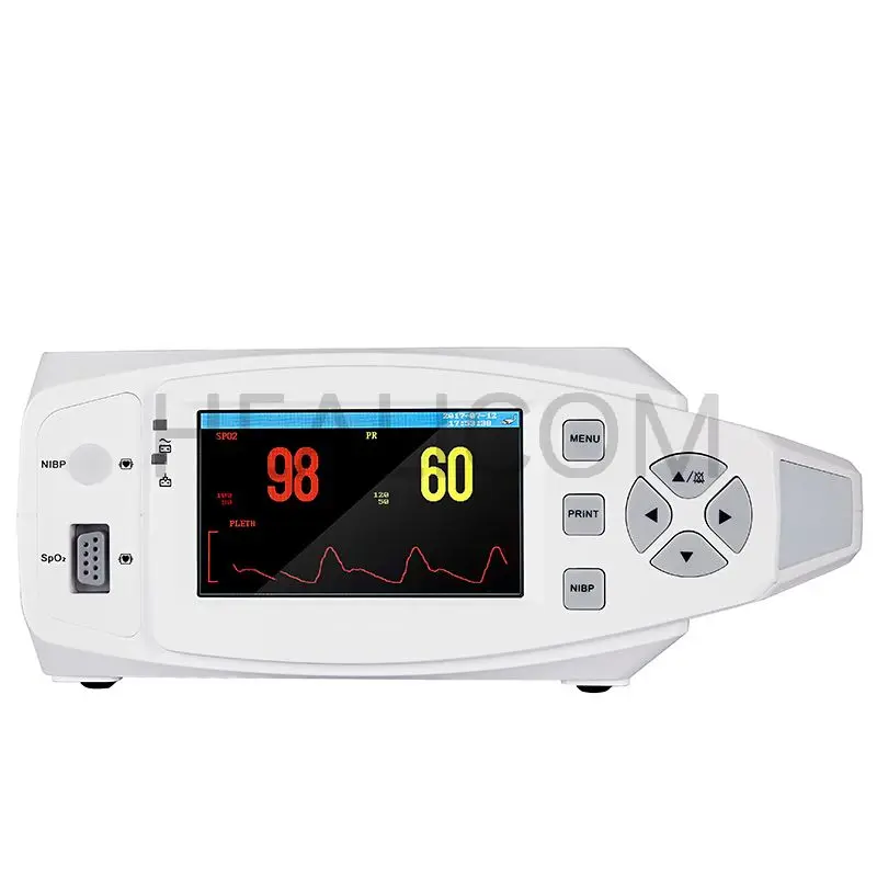 Veterinary Portable Vital Sign Monitor – SPO₂, Pulse, ECG, Temperature CE ISO for animal for farm