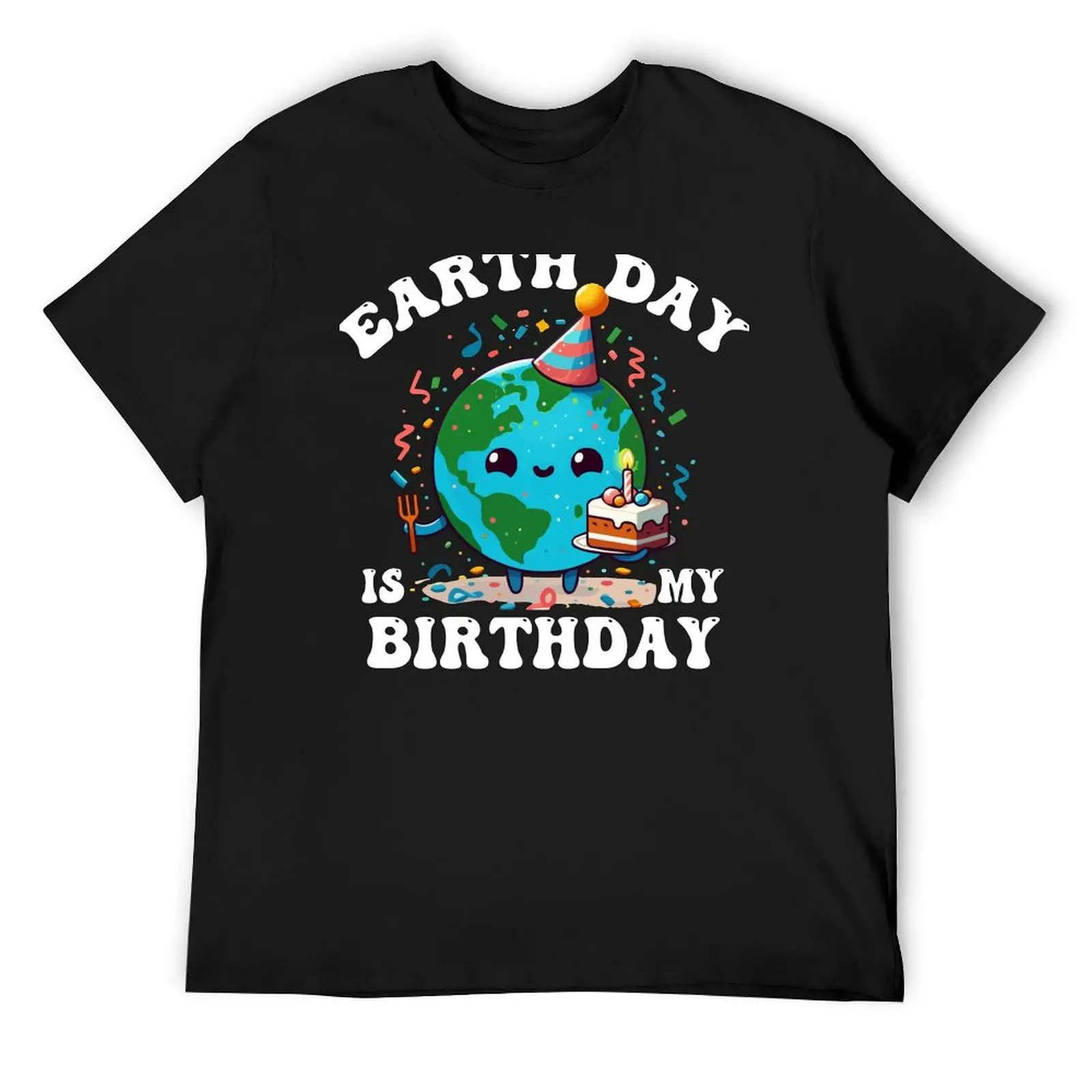 

Earth Day Is My Birthday Pro Environment Birthday Environmental Awareness Groovy Girls boys T-Shirt