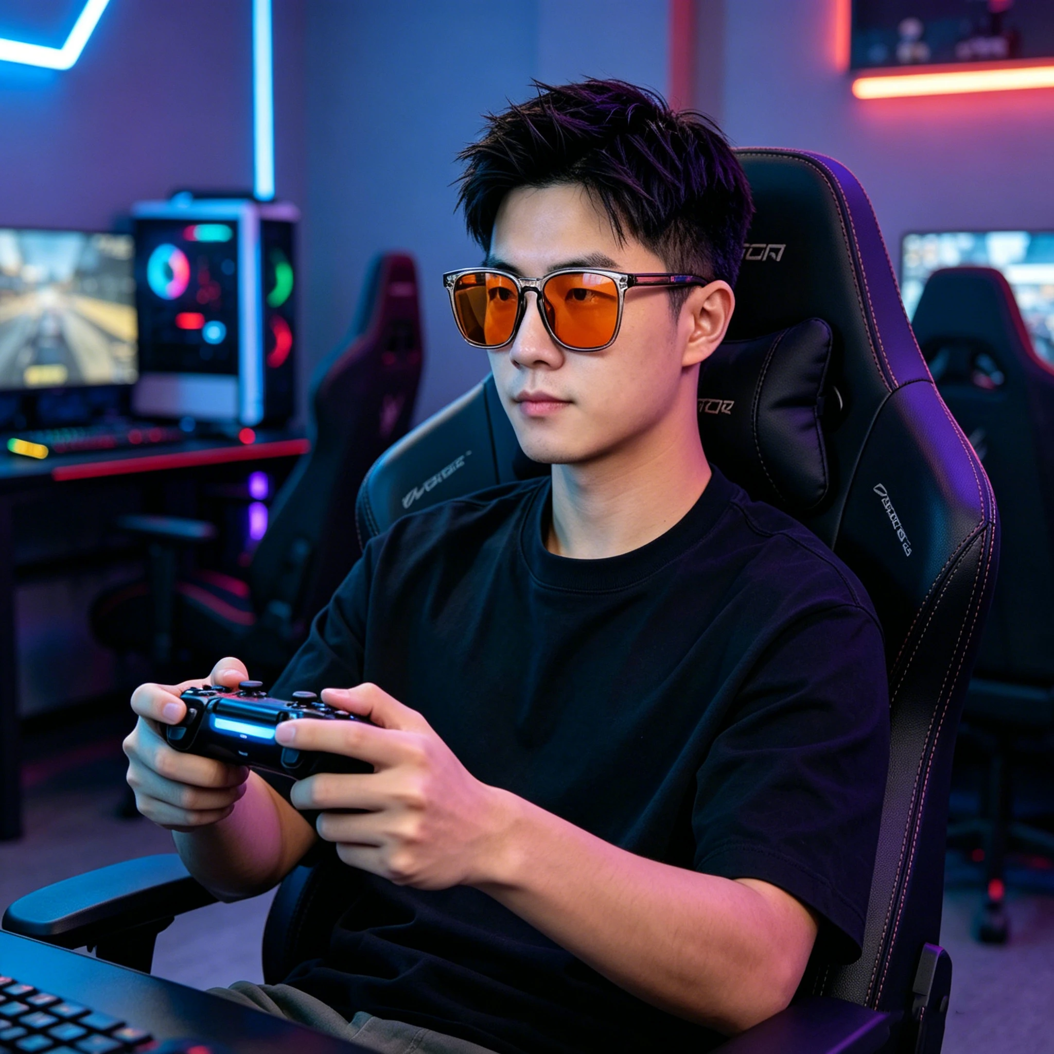 SHINU Blue Light Blocking Glasses Men Women Red Orange Lense for Night Work& Sleep All Frame Models Optional Prescription Custom