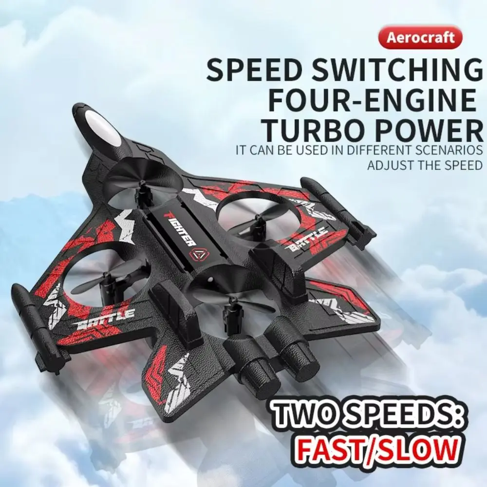 

Пенопластовый истребитель из пенопласта EPP с дистанционным управлением, перезаряжаемый 2,4G, трюк, четырехмоторный вертолет, игрушка, прочный с подсветкой, радиоуправляемый реактивный самолет для хобби