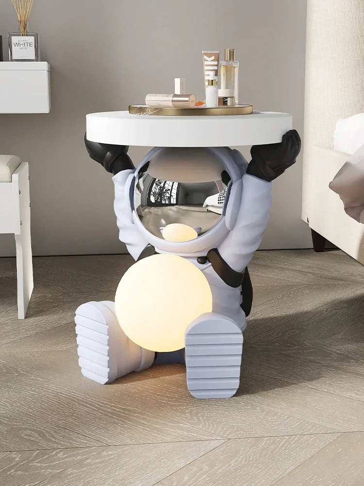 

z Modern Simple Indoor Furniture Astronaut Side Table,Home Ornaments,Living Room,Sofa Next To Coffee Table,Bedroom Edside Table