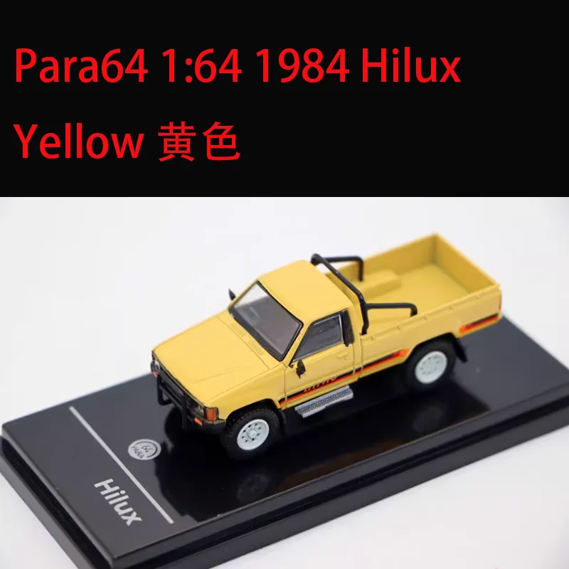 Para 1/64 Bilancia TYT Hilux Pickup In Lega di Simulazione Modello di Auto Collezione Statica Decorato Regali di Festa Giocattoli Regalo di Souvenir
