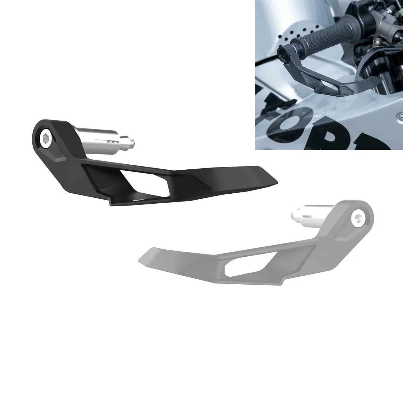 

2Pcs For Racing Motorcycle Brake Rod Two-Wheeler Oxford Motorcycle Protection Cover Accessories Black