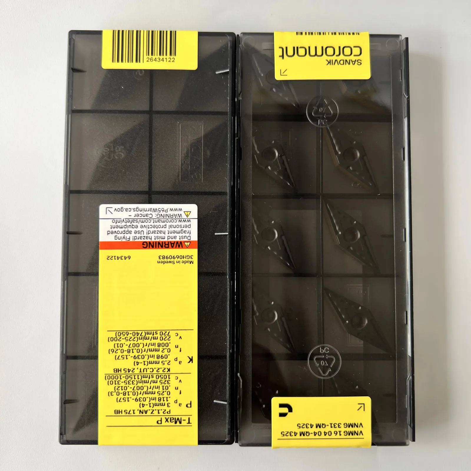 

SANDVIK / VNMG160404-QM 4325 / Лезвие с ЧПУ из твердого сплава, 10 шт.