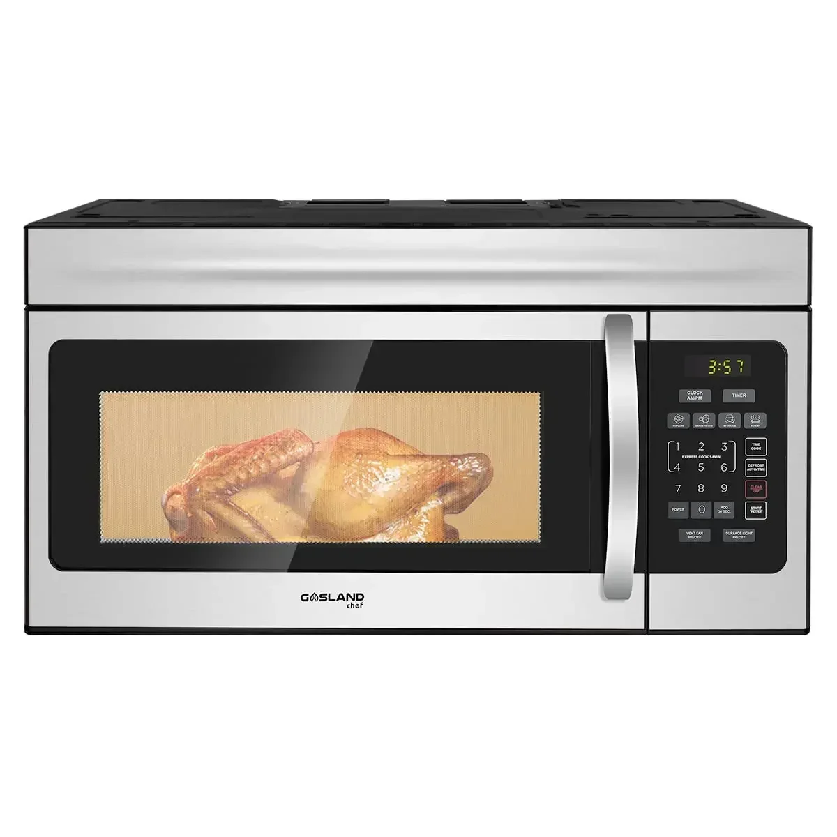 30 Inch Over-the-Range Microwave Oven, GASLAND Chef OTR1603S Over The Stove Microwave Oven with 1.6 Cu. Ft. Capacity, 1000 Watts