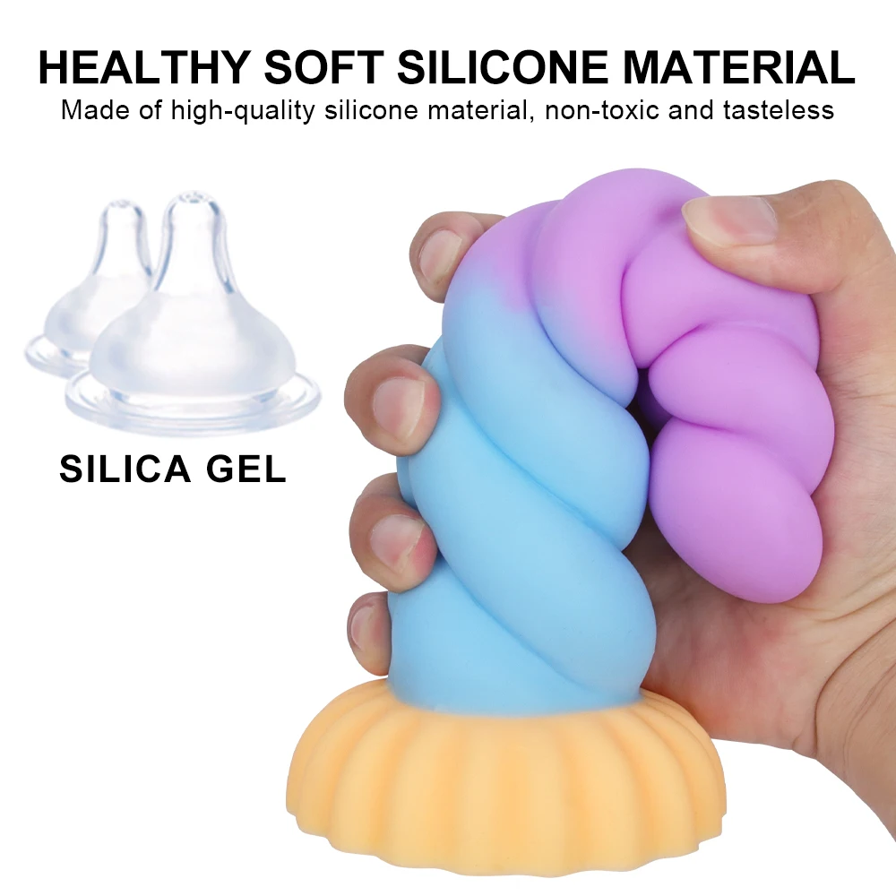 Silicone Anal Dildo Sex Toys Big Soft Sexy Butt Plug For Women Beads Annal Dilator Men Buttplug Funny Adult Sex Toys For Women