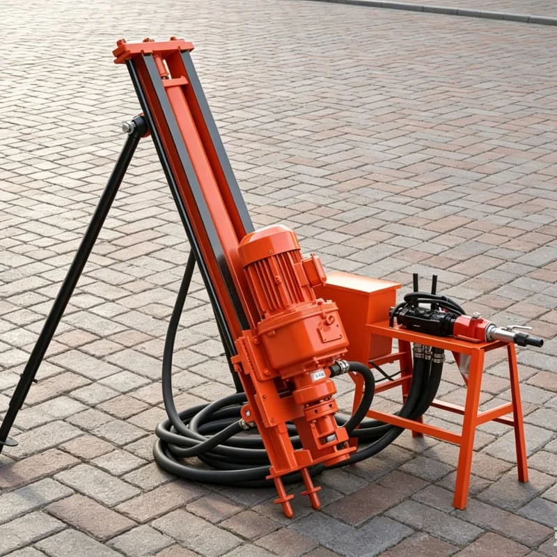 

Customized Down-the-hole pneumatic drilling rig,small lightweight pneumatic drill,high-efficiency drilling and rock drilling rig