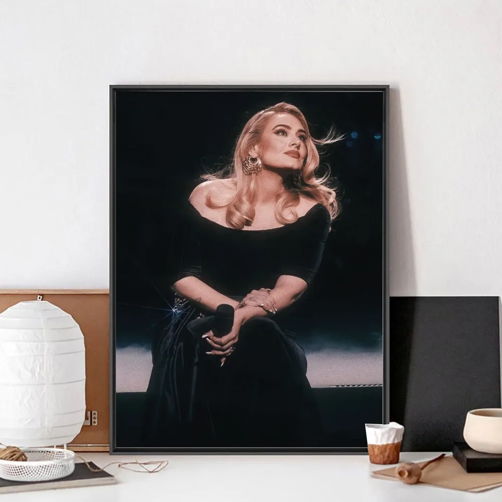 Singer AdeleSinger Adele Poster No Framed Poster Kraft Club Bar Paper Vintage Poster Wall Art Painting Bedroom Study Stickers