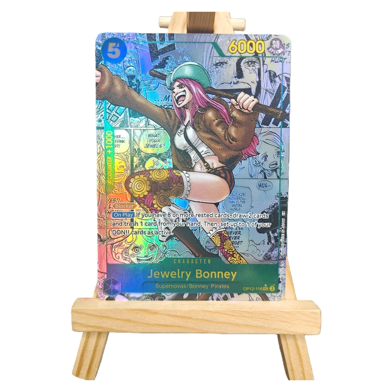 

Карточная игра «сделай сам» Bonney OP12-118 Manga Alt Art Comic Parallel Legacy Of The Master Collection Английские карты TCG Anime