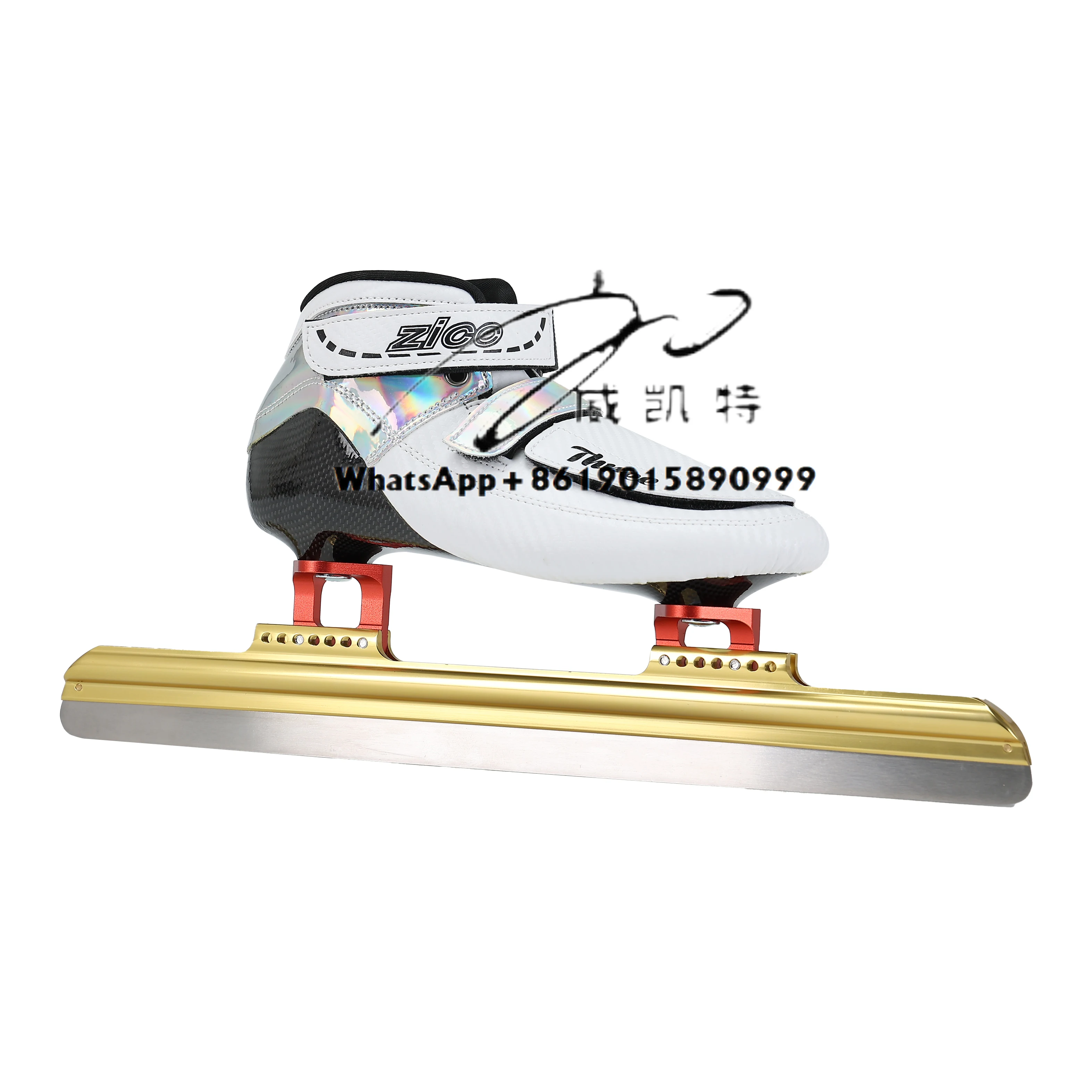 أحذية تزلج على الجليد من ألياف الكربون ذات مسار قصير من ألياف الكربون للرجال والكبار أحذية تزلج سرعة السباق